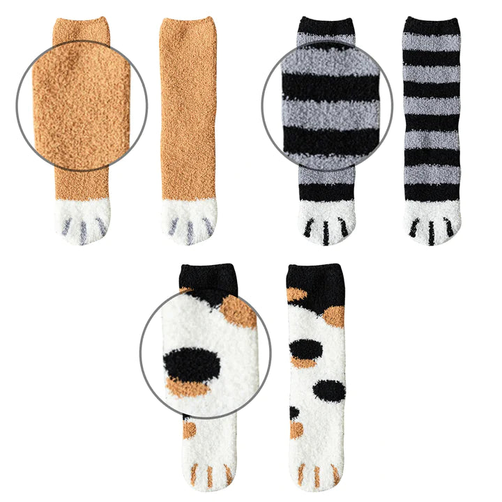 Cat Paws Print Socks