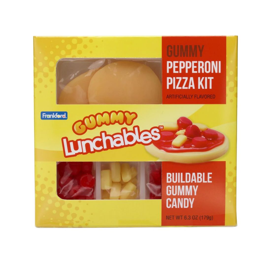Gummy Lunchables Gummy Pepperoni Pizza Kit 179g