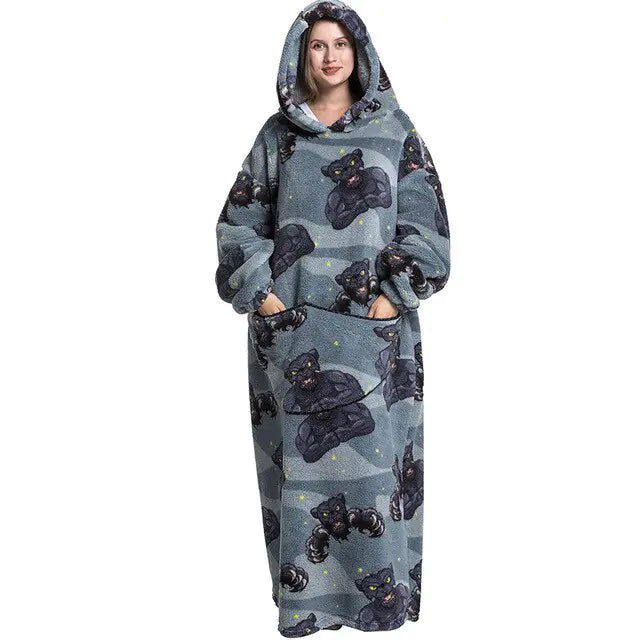 Oversized Wearable Blanket Hoodie