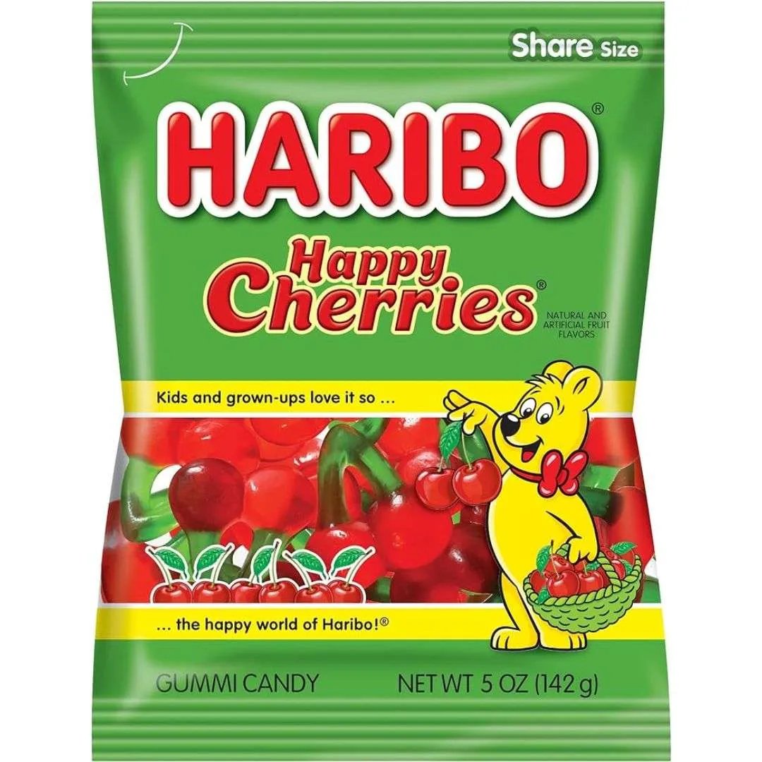 12 Pack Haribo Happy Cherries - Candy from Haribo, TSARC, TSASN&CH, bulk