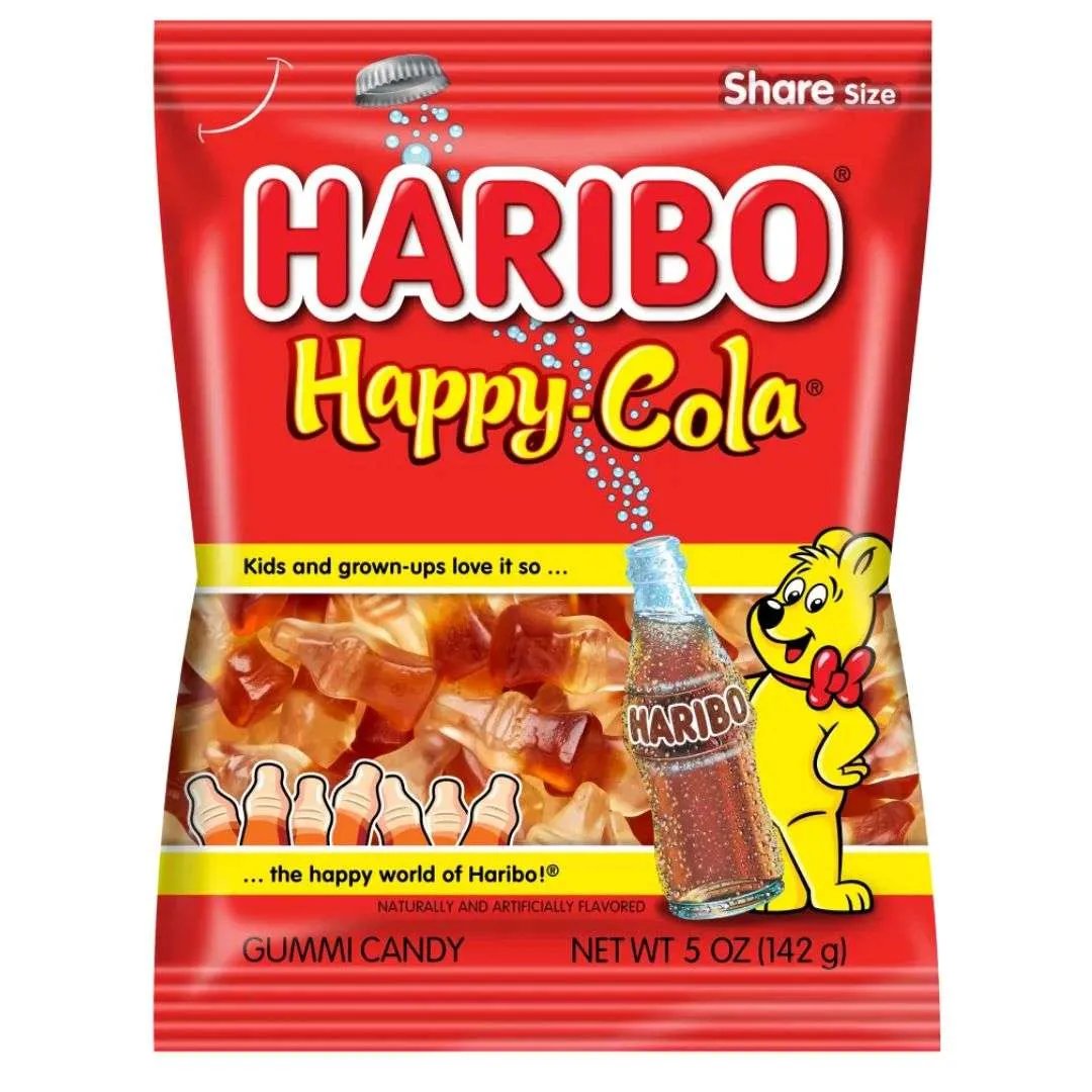 12 Pack Haribo Happy Cola - Candy from Haribo, TSARC, TSASN&CH, bulk
