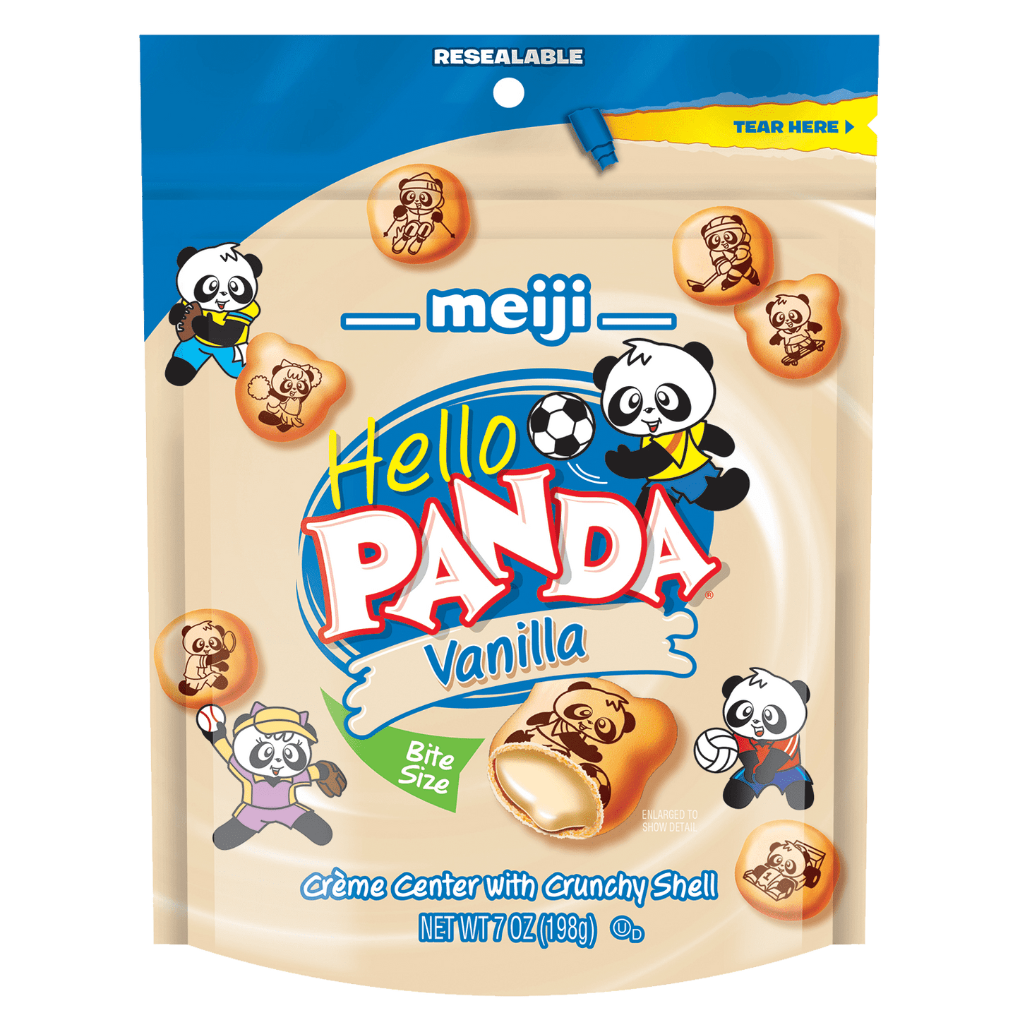6 Pack Meiji Hello Panda Vanilla (7oz) Cookies Meiji Hello Panda, Latest Products, trending