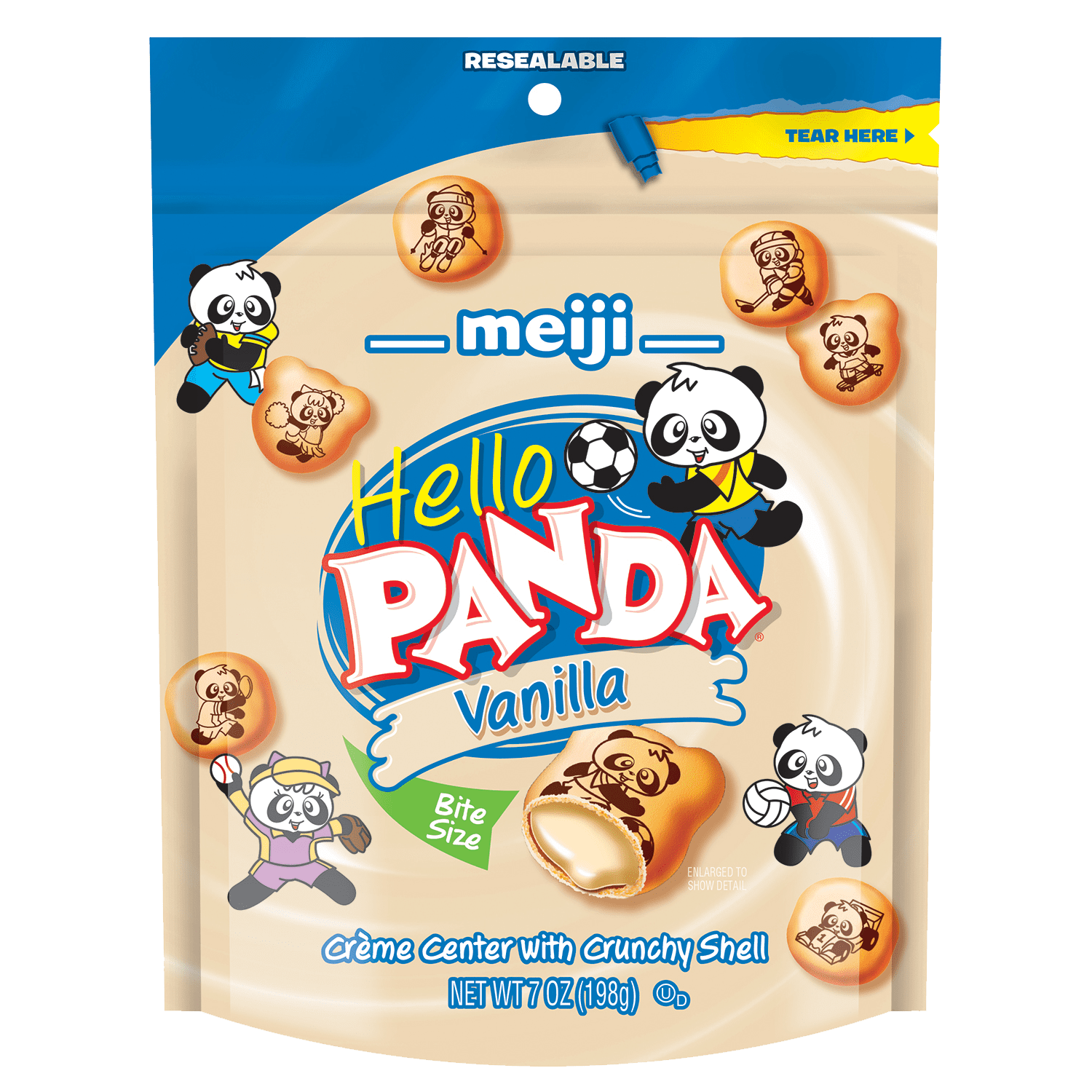 6 Pack Meiji Hello Panda Vanilla (7oz) Cookies Meiji Hello Panda, Latest Products, trending