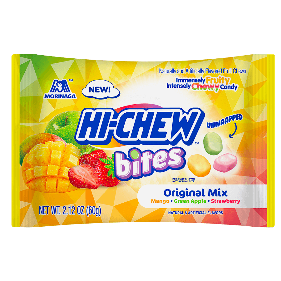Hi Chew Bites Original Mix - Mango, Green Apple, Strawberry