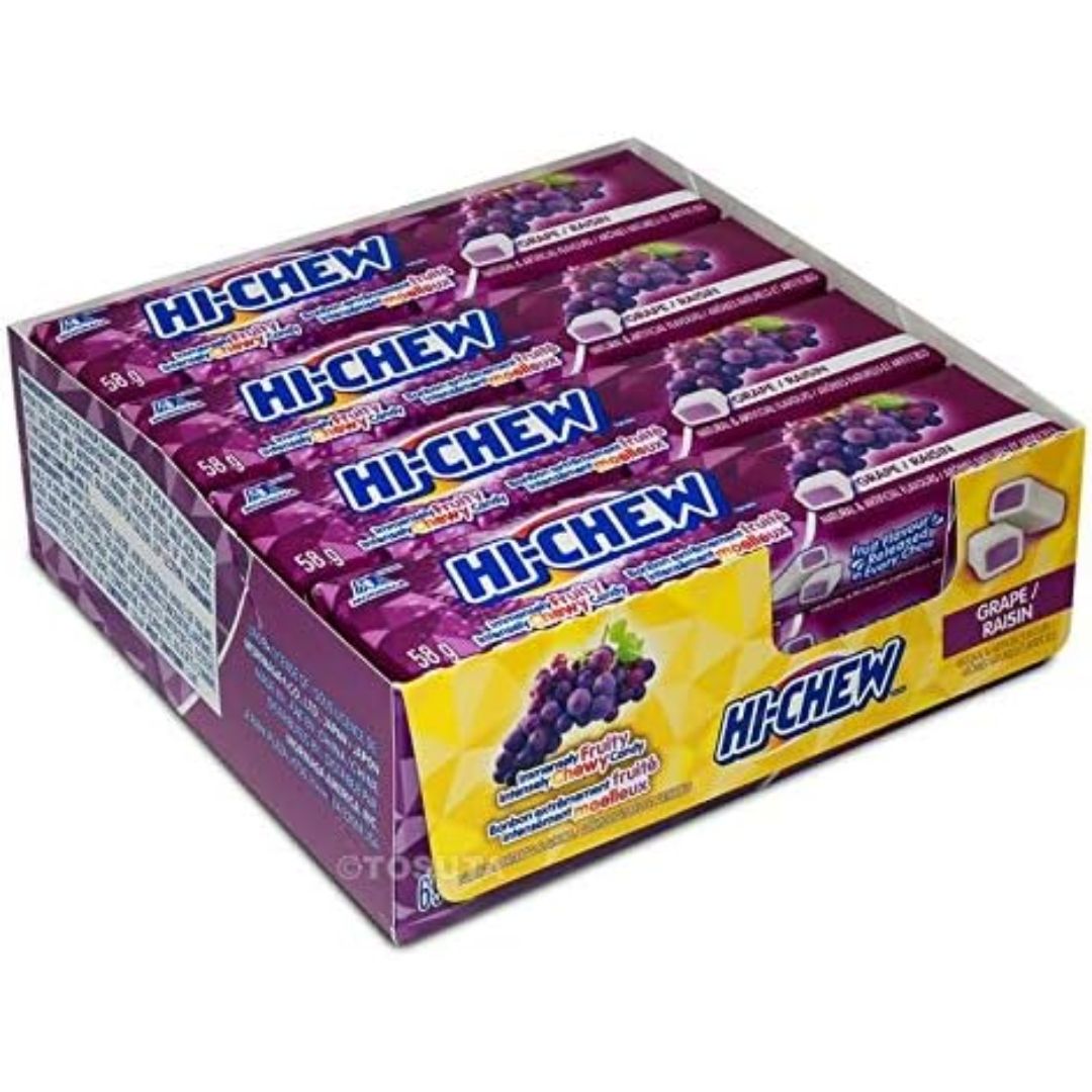 12 pcs Hi Chew Grape Thailand