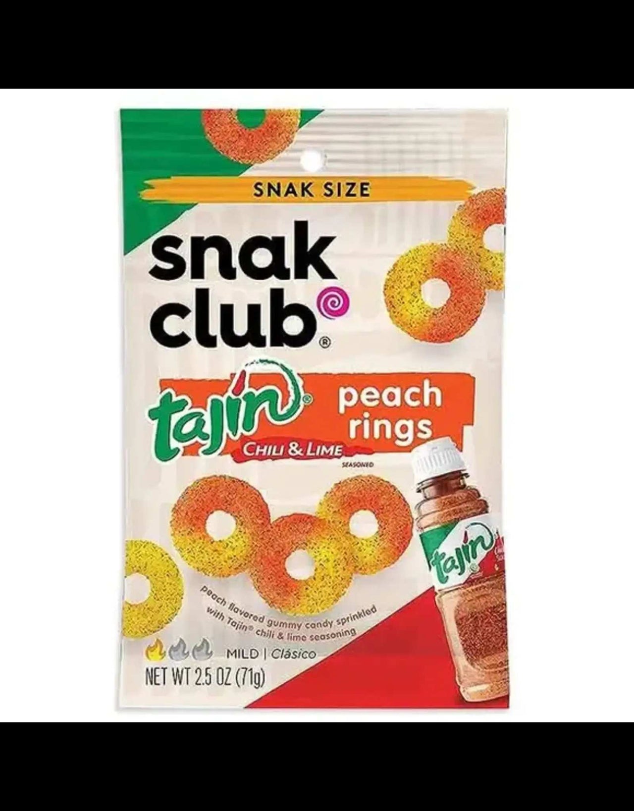 Snack Club Tajin Peach Rings (71g)