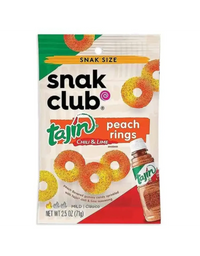 Thumbnail for Snack Club Tajin Peach Rings (71g)