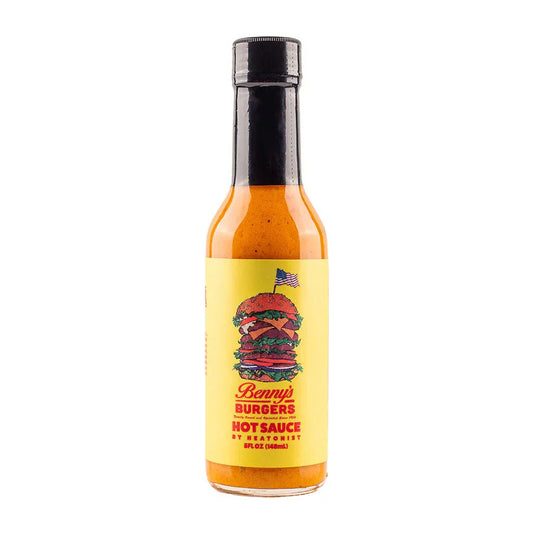 Heatonist x Stranger Things Benny’s Burgers Hot Sauce - Hot Sauce from Stranger things, trending products, usabestseller, cabestseller