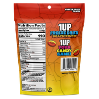 Thumbnail for 1UP Freeze Dried Peach Rings Candy