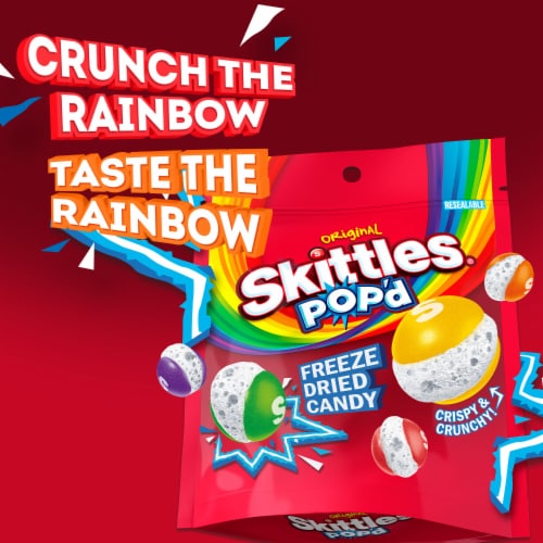 Skittles Pop’d Freeze Dried Candy