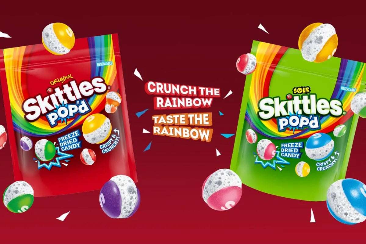 Skittles Pop’d Freeze Dried Candy