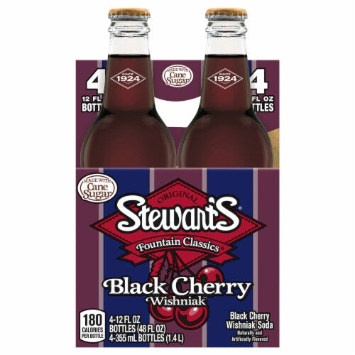 4 pack Stewart’s Black Cherry Wishniak