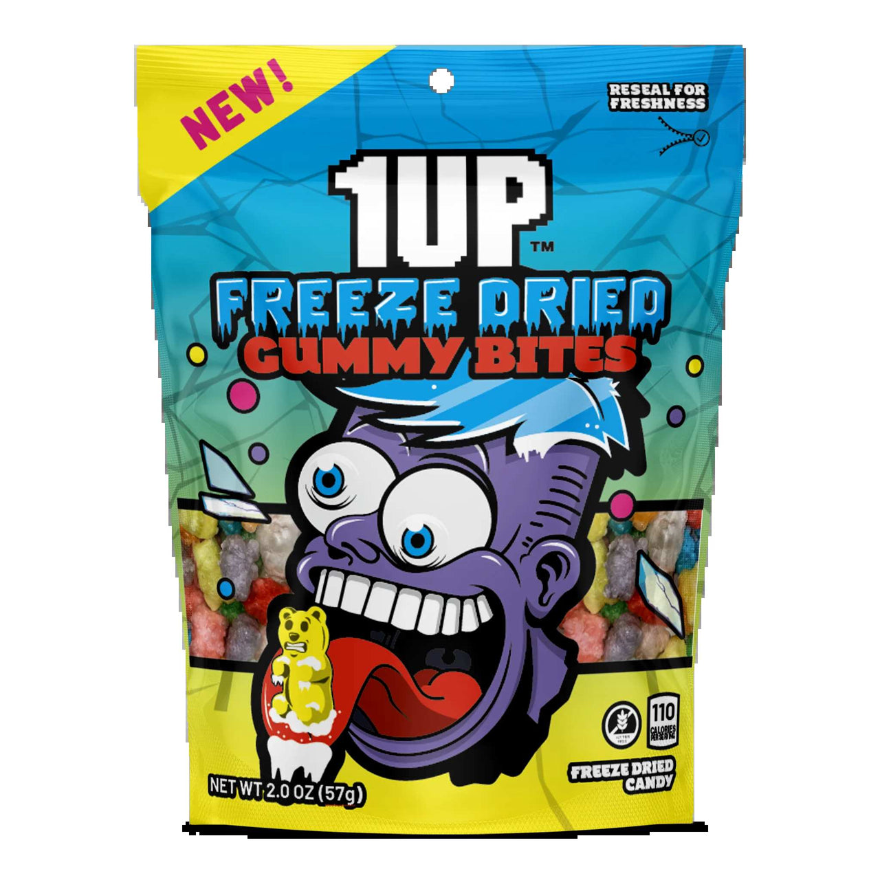 1UP Freeze Dried Gummy Bites Candy