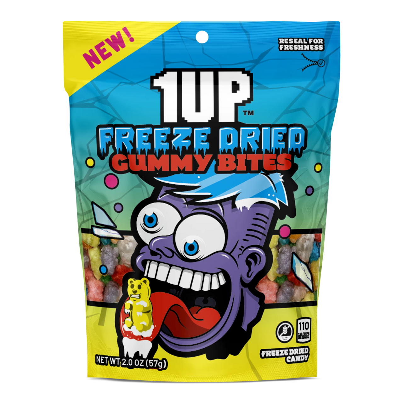 1UP Freeze Dried Gummy Bites Candy