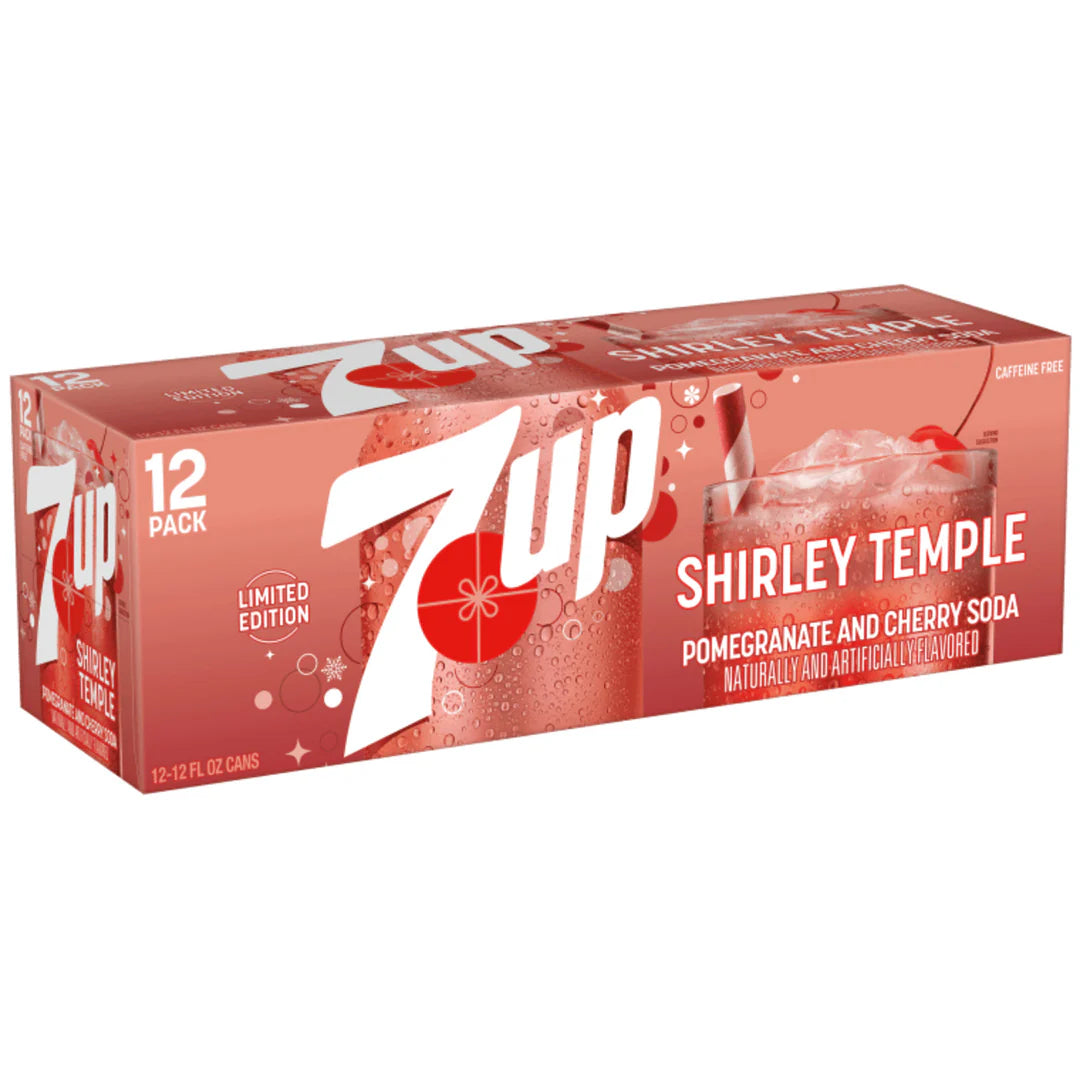 12 Pack 7UP Shirley Temple Limited Edition