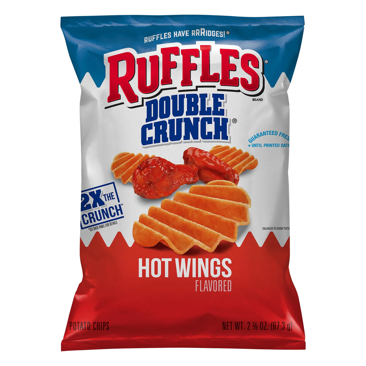 Ruffles- Double Crunch Hot Wings (226.8g)