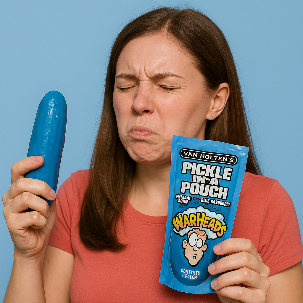 Van Holten's Pickle-In-A-Pouch Warheads Extreme Sour Blue Raspberry