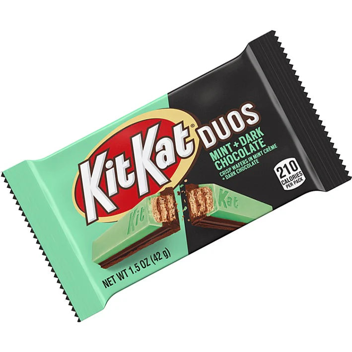 Hershey KitKat Duos Mint + Dark Chocolate Bar (42g)