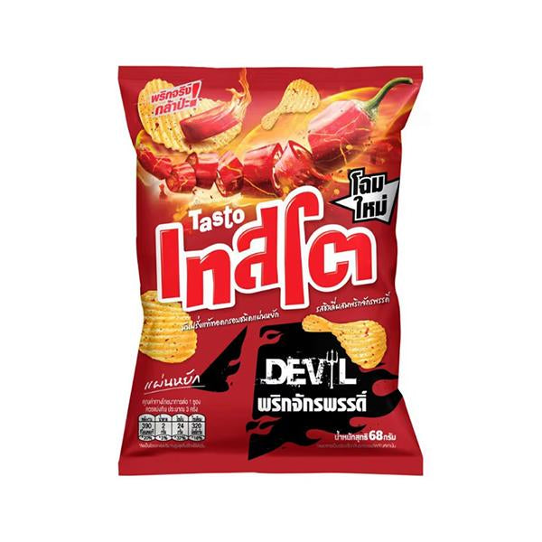 Tasto Devil Barbecue Spicy Chips Thailand