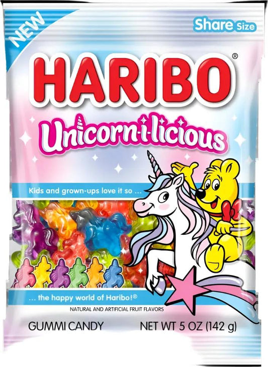 Haribo Unicorn-i-licious Gummi Candy - Candy from Snack Attack 