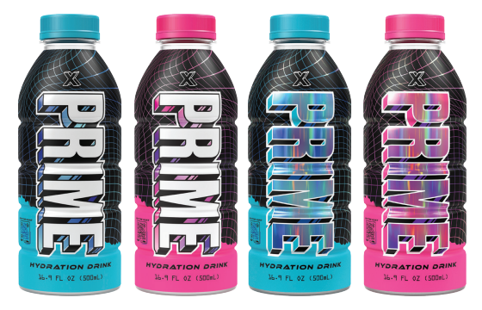 4 Bottles Prime X Hydration Drink
