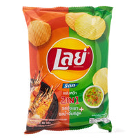 Thumbnail for THAI - Lays Rock 2-in-1 Grilled prawn & Seafood Sauce71g