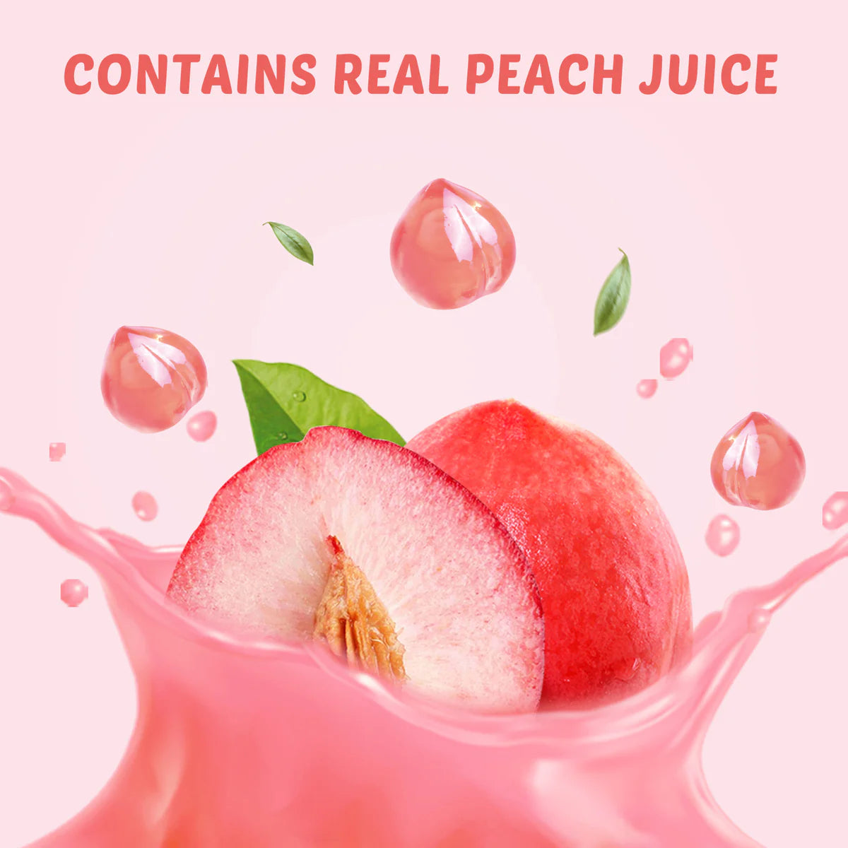 4D Fruit Gummy Peach Burst