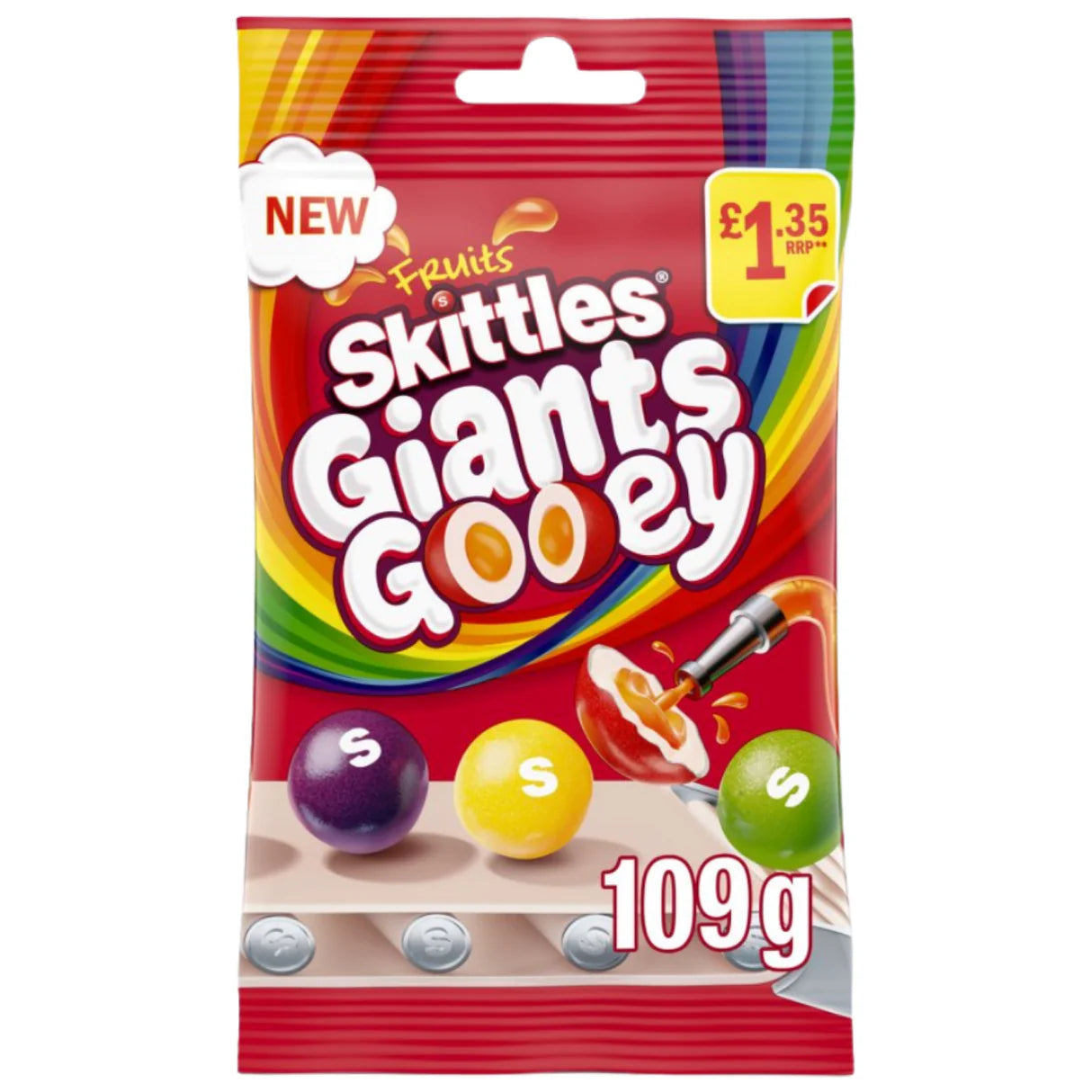 Skittles Giants Fruits Gooey 109g