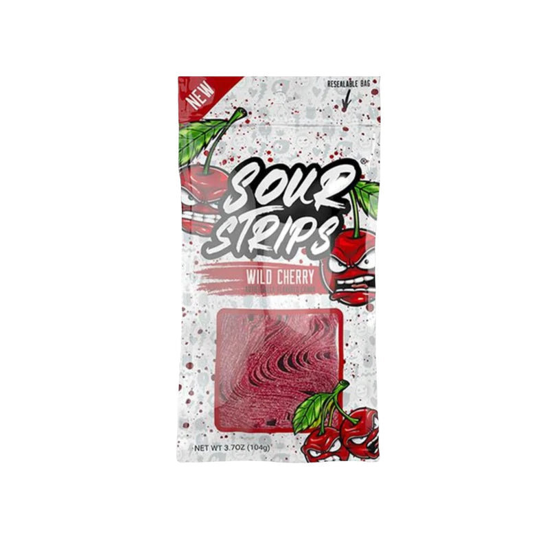 Sour Strips Wild Cherry Flavour Tiktok Candy