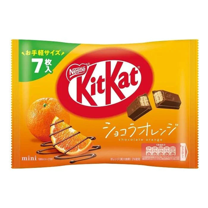 Kitkat Mini Chocolate Orange Chocolate 7 pcs