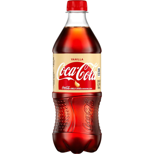 24 bottles Coca Cola Vanilla Soda Pop (not for Sale) Coca Cola, 24 Pack, Cases