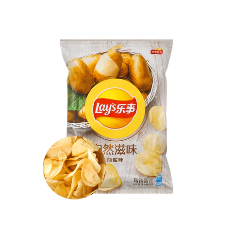 Lay's Natural Sea Salt Potato Chips 65g