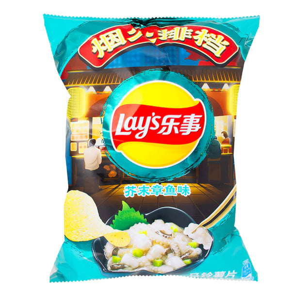 Lay's Wasabi Octopus Flavored Potato Chips 70g