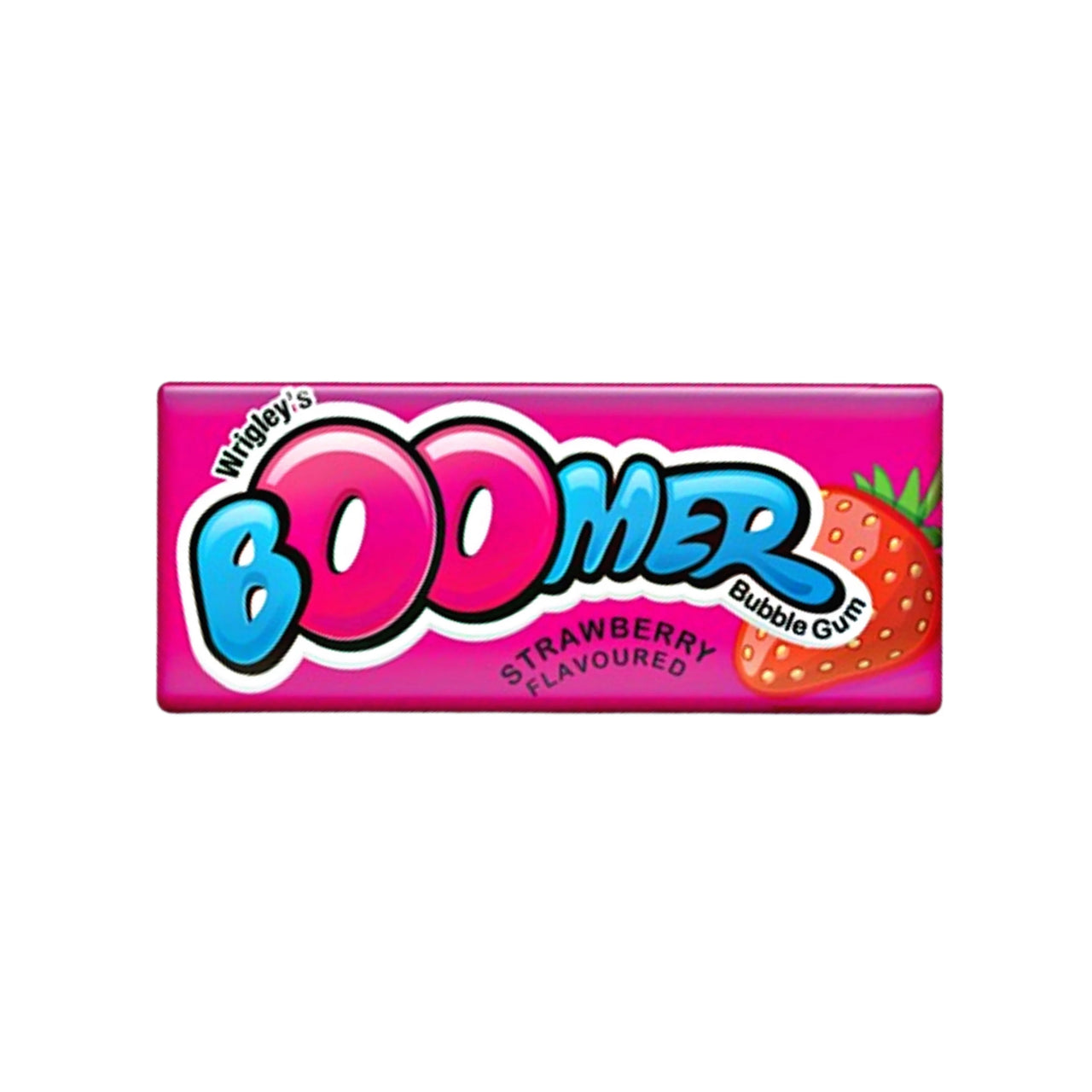 BOOMER Strawberry Chewing Gum - (20 pcs)