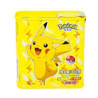 Thumbnail for Pokemon Vitamin C Fruit Juice Gummies Lemon & Mango Yellow Tin (China) - 95g