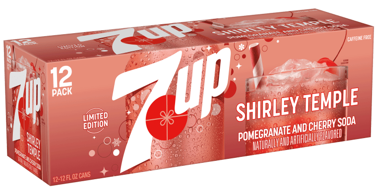 12 Pack 7UP Shirley Temple Limited Edition