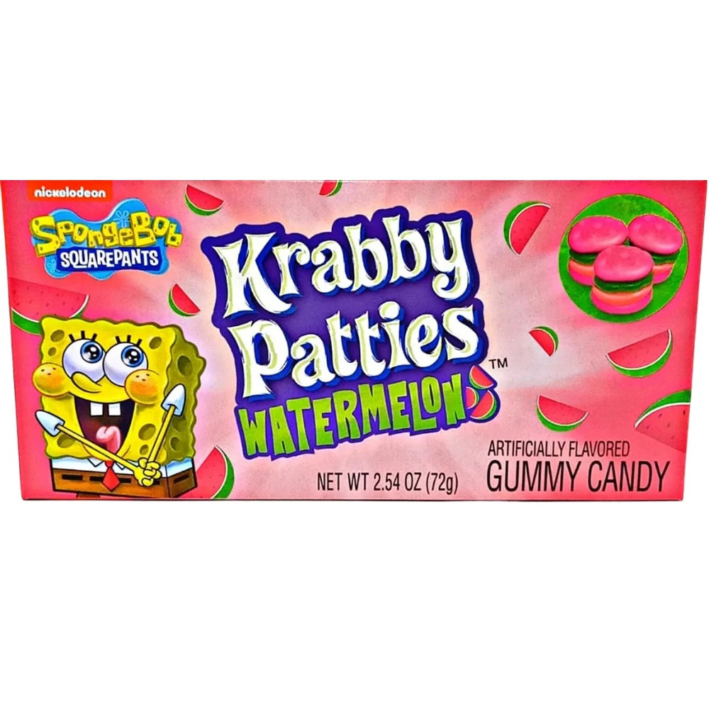 Krabby Patties SpongeBob Squarepants Watermelon Gummy Candy 72g