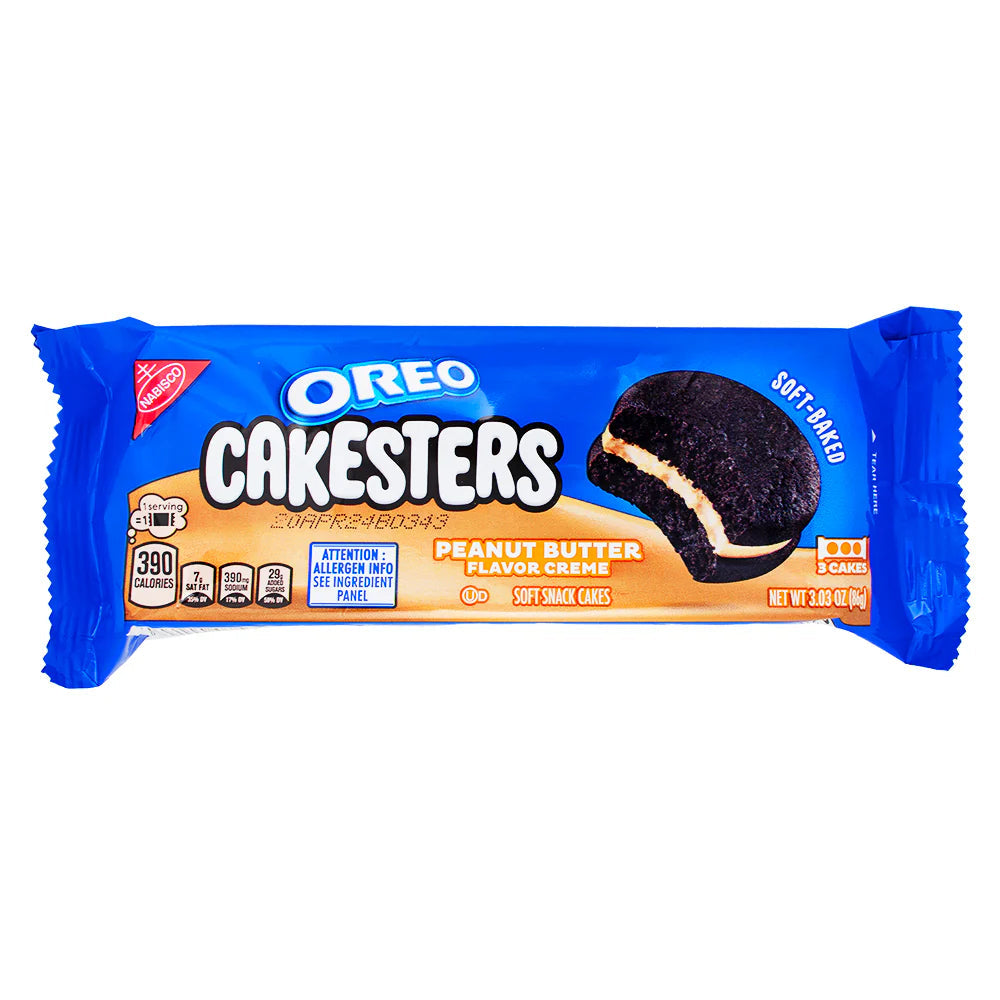 Oreo Cakesters Peanut Butter Flavour 86g