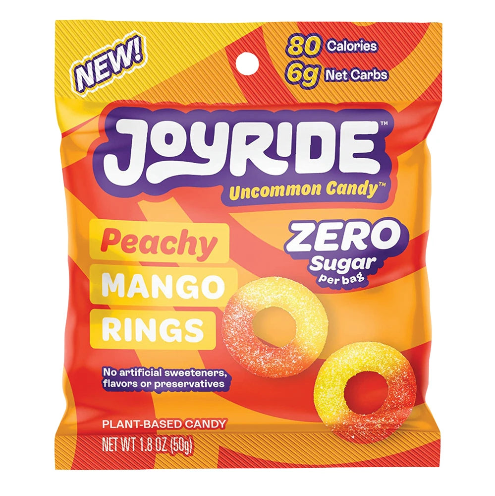 JOYRIDE PEACHY MANGO RING ZERO SUGAR