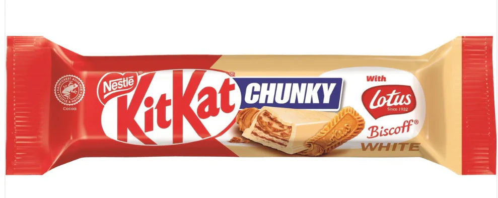 KitKat Chunky Biscoff White UK