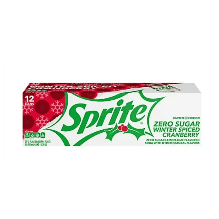 Sprite Winter Spiced Cranberry Zero Sugar Limited Edition