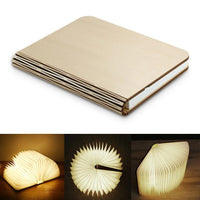 Thumbnail for Wooden Book Lamp 360 Desk Light