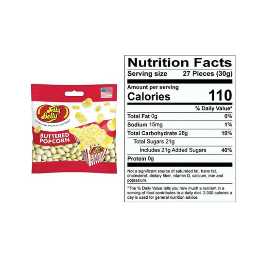 Jelly Belly Buttered Popcorn (99g) - Candy (not for sale) from Jelly Belly, TSARC