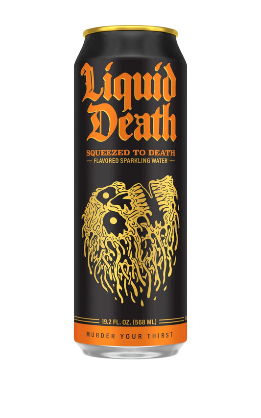 Liquid Death Squeezed to Death 24 Pack Drink - Soda Pop (not for Sale) from Liquid Death, 24 Pack, Cases, trending products, usabestseller, cabestseller