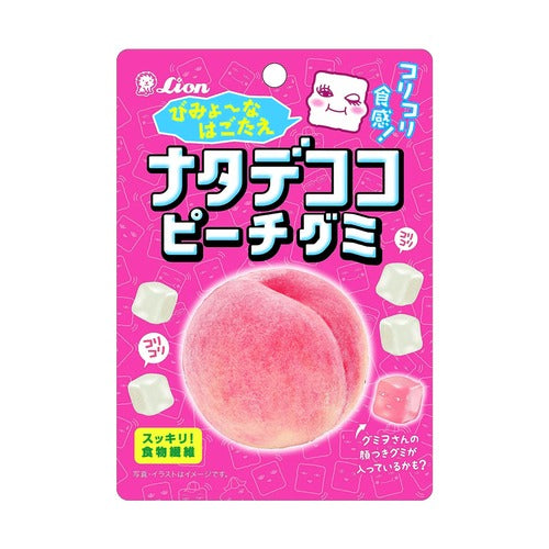 Lion Natadecoco Peach Gummy (44g) - Japan