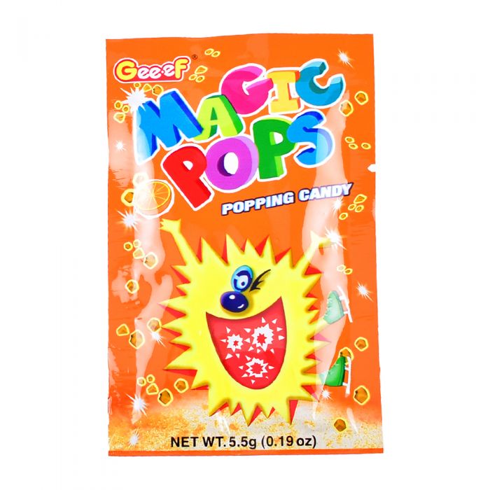Magic Pop Popping Candy  - Orange Flavour