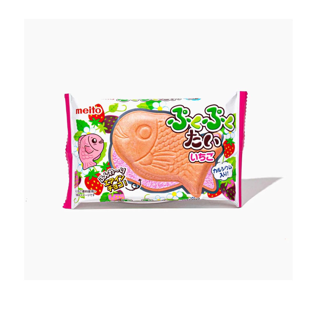 Meito Pukupuku Strawberry Cookie (20g) - Japan