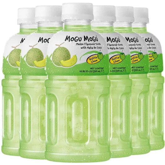6 Pack Mogu Mogu Melon Soda Pop Mogu Mogu, TSAED