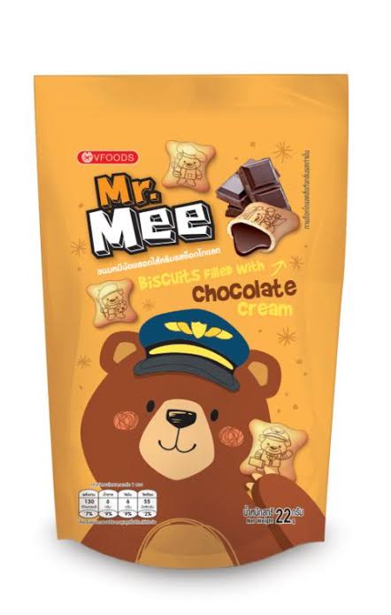 Mr.Mee Chocolate Cream Filled Biscuits