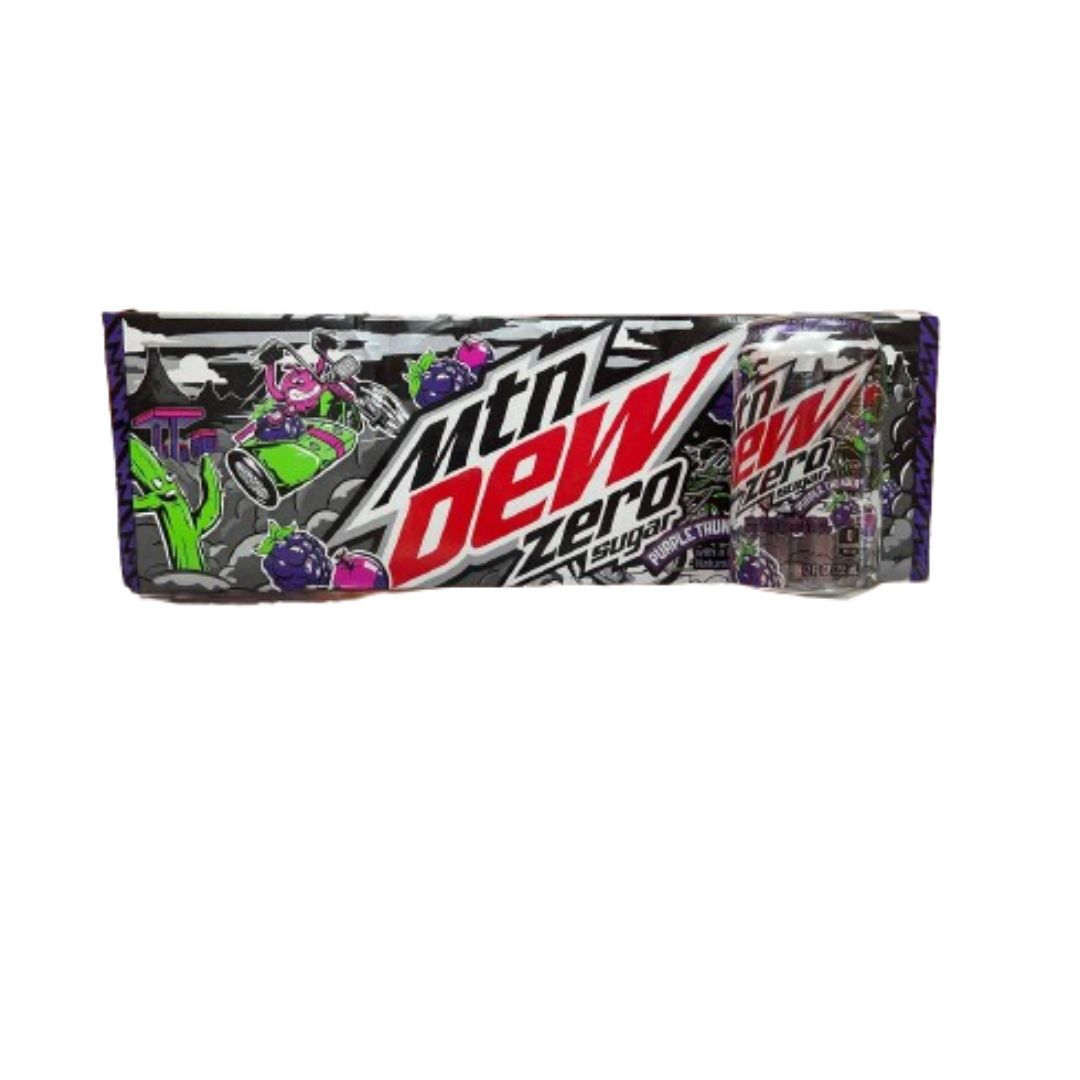 Mtn Dew Purple Thunder Zero Sugar 12pack